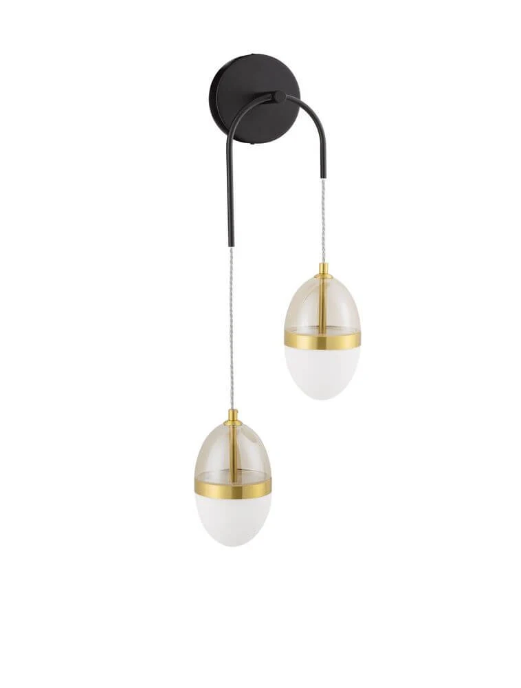 Egna Wandleuchte 2-flammig 3000K Gold