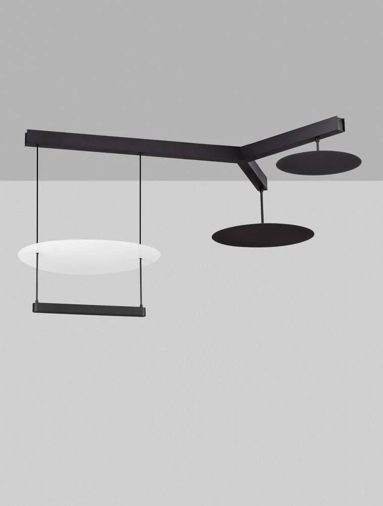 Diona LED Deckenleuchte 3-flammig 3000K Schwarz, Weiß
