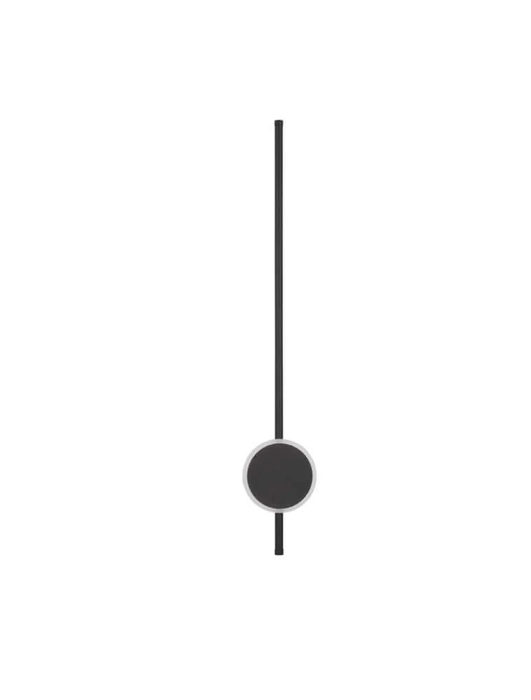 Clock LED Wandleuchte 3000K Schwarz