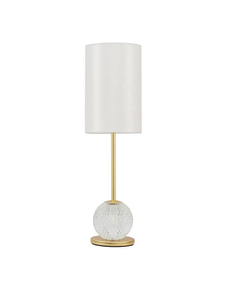 Brille LED Tischleuchte 2-flammig Ø 15,4cm 3200K Gold