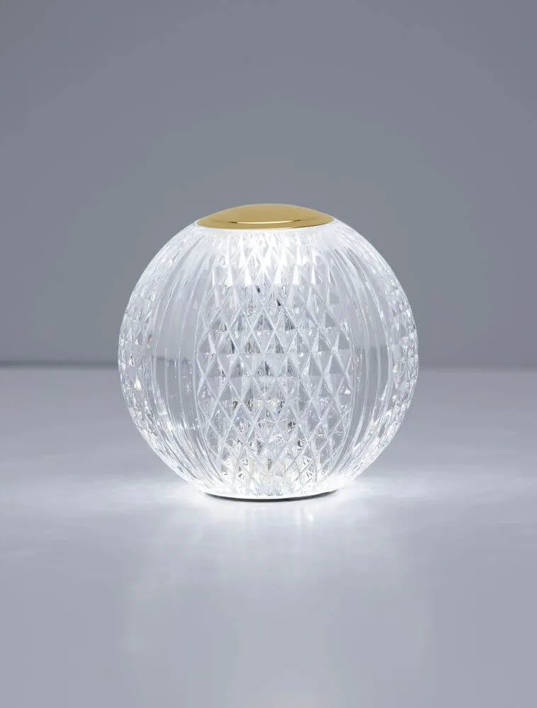 Brillante LED Tischleuchte 3200K Gold