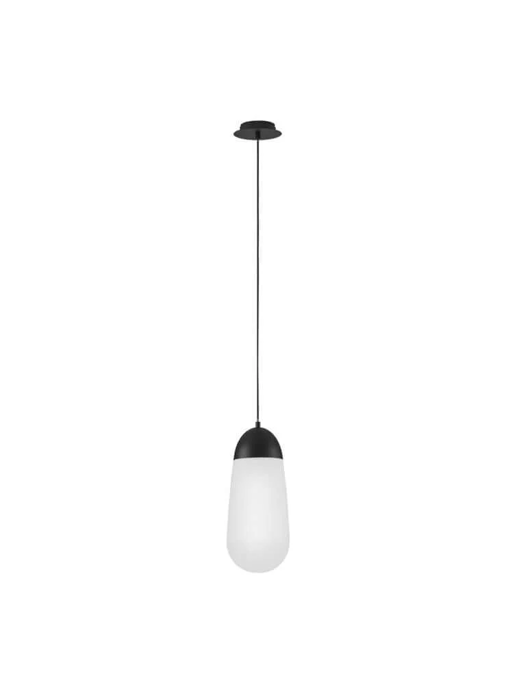 Blaky Pendelleuchte Ø 18cm Schwarz, Weiß