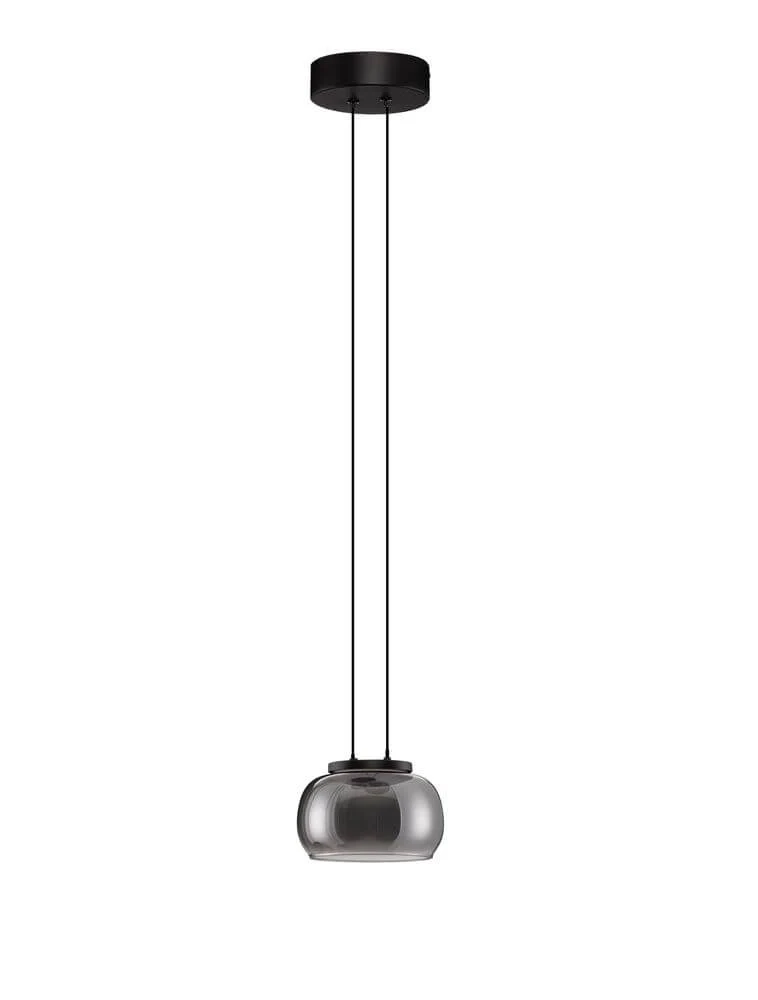 Bios Pendelleuchte Ø 18cm 3000K Schwarz, Rauch