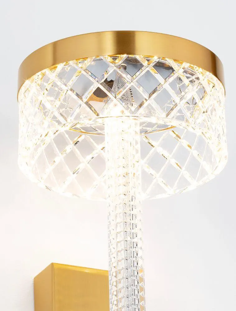 Bion LED Wandleuchte Ø 14,8cm 3000K Gold