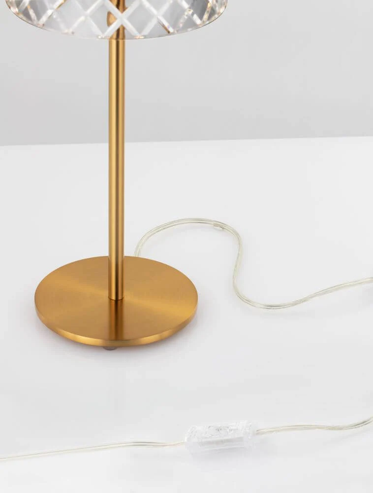 Bion LED Tischleuchte Ø 14,8cm 3000K Gold