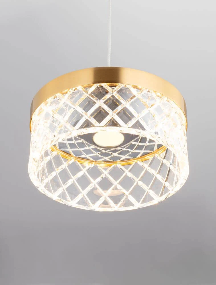 Bion LED Pendelleuchte Ø 15cm 3000K Gold