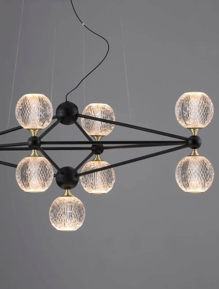 Belinda LED Pendelleuchte 9-flammig