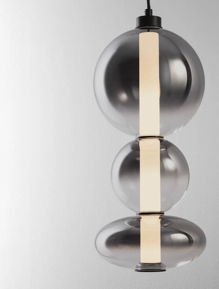 Bally LED Pendelleuchte Ø 20cm 3-flammig