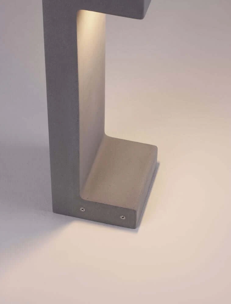 Aran LED Außenwegeleuchte 3000K Grau IP65
