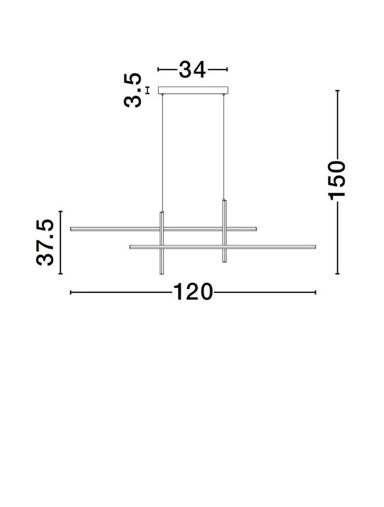 Antama LED Pendelleuchte 4-flammig