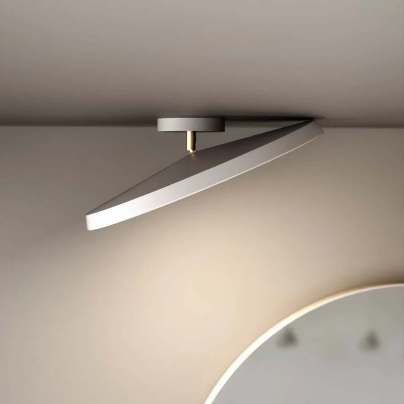 LED Deckenlampe Alba Pro 40 Weiß, Opal Weiß