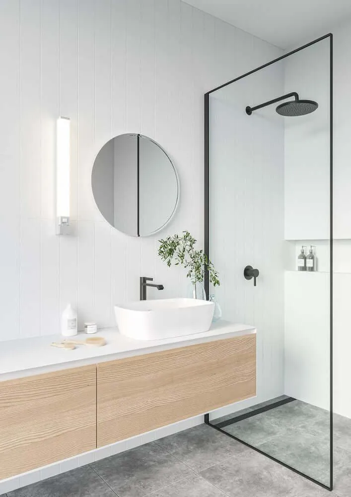 LED Wandleuchte Sjaver IP44