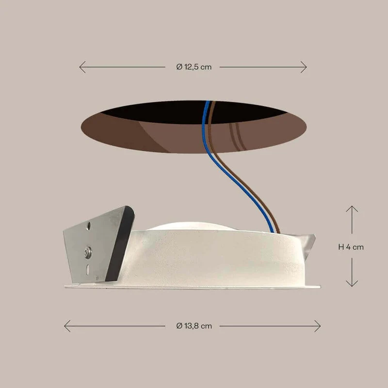 s.luce Santa Deep LED-Einbaustrahler schwenkbar & dimmbar