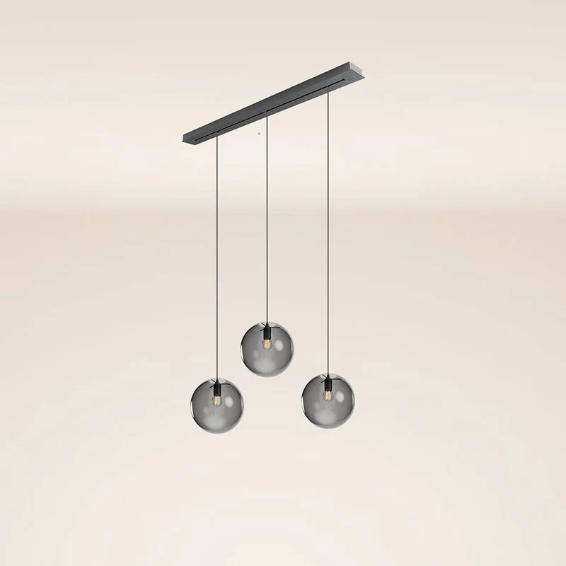 s.luce Orb 3-flammig Ø 30 Esstisch-Pendelleuchte 120cm