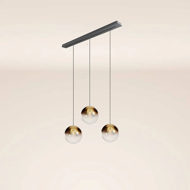 s.luce Orb 3-flammig Ø 30 Esstisch-Pendelleuchte 120cm