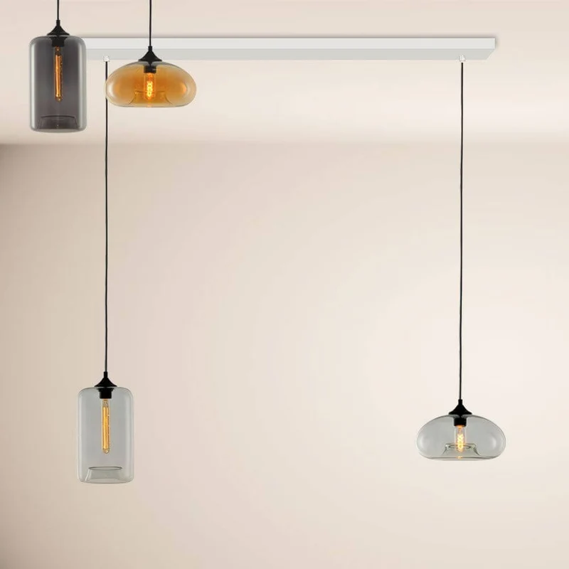 s.luce Cruet Esszimmerlampe 2 bis 5-flammig Balken 160cm
