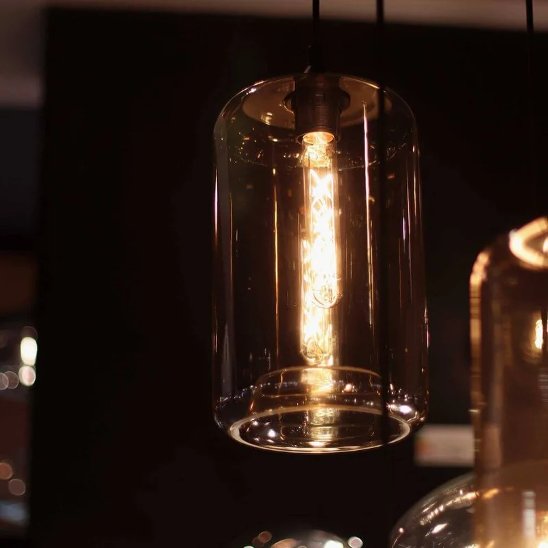 s.luce Cruet Glas Pendelleuchte 3-flammig