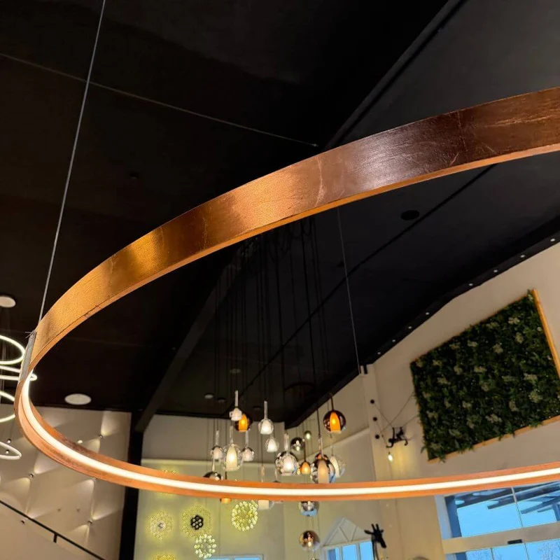 s.luce Made LED-Ring XL Pendelleuchte Ø bis 230 cm Dimmbar RAL