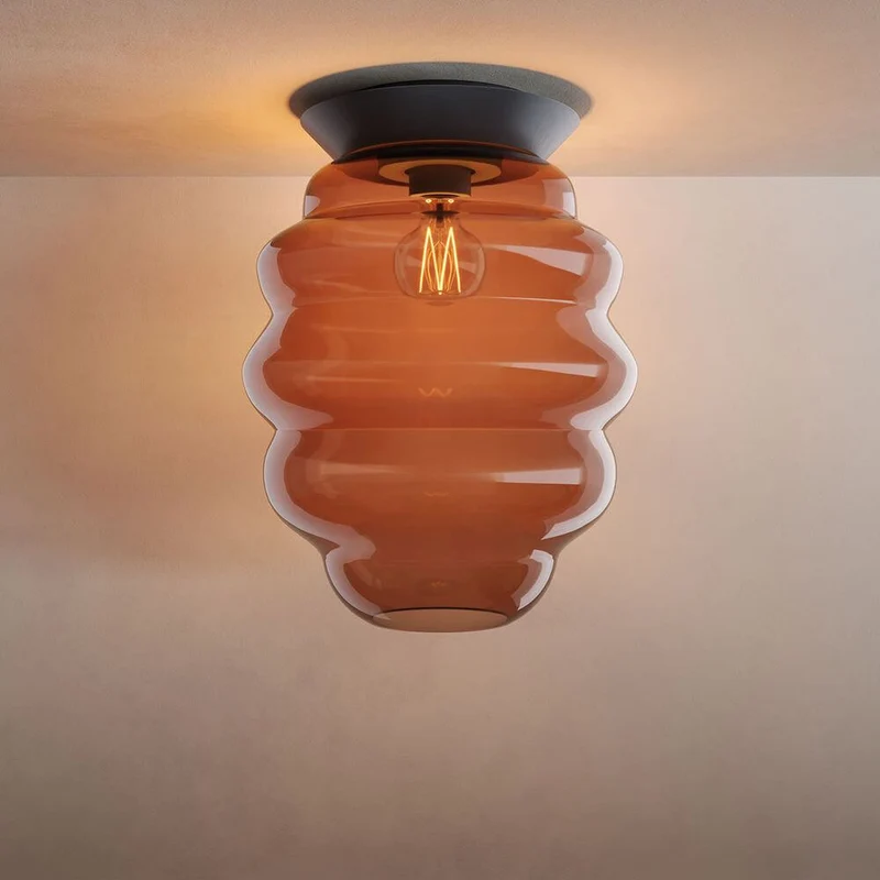 s.luce Echos Glas-Deckenleuchte E27