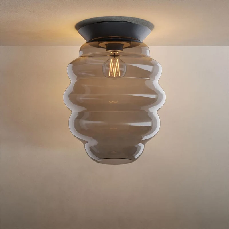 s.luce Echos Glas-Deckenleuchte E27