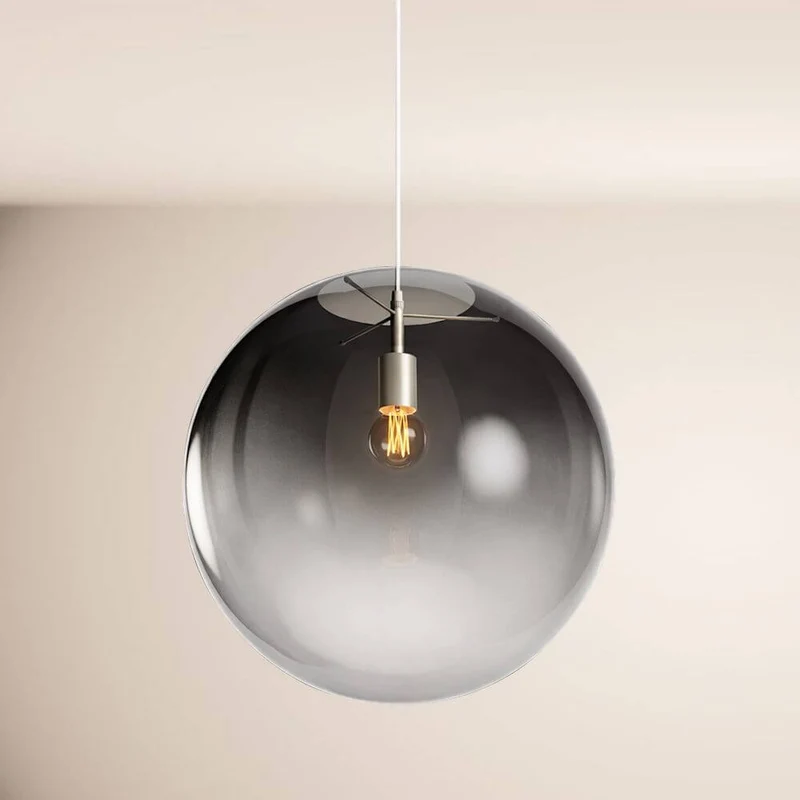 s.luce Orb Glaskugel Galerieleuchte Aufhängung 500cm Weiß