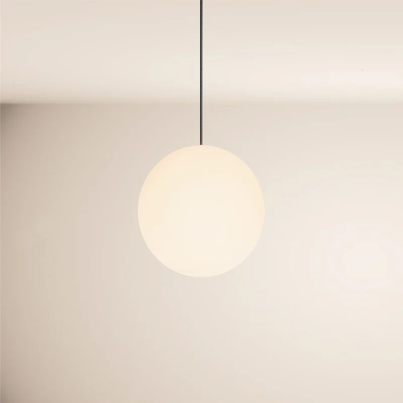 s.luce Orb Glaskugel Galerieleuchte 500cm Aufhängung Schwarz