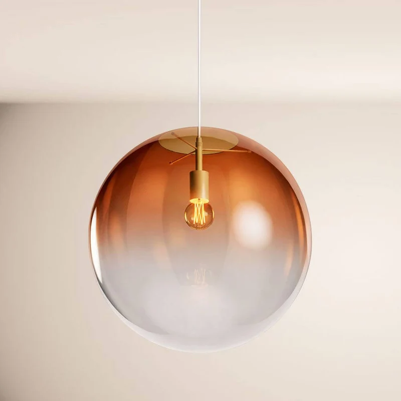s.luce Orb Glaskugel Galerieleuchte Aufhängung 500cm Weiß