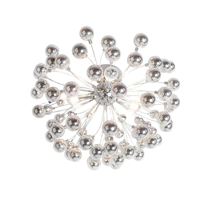 LED Deckenlampe Carroll Ø 58cm Chrom