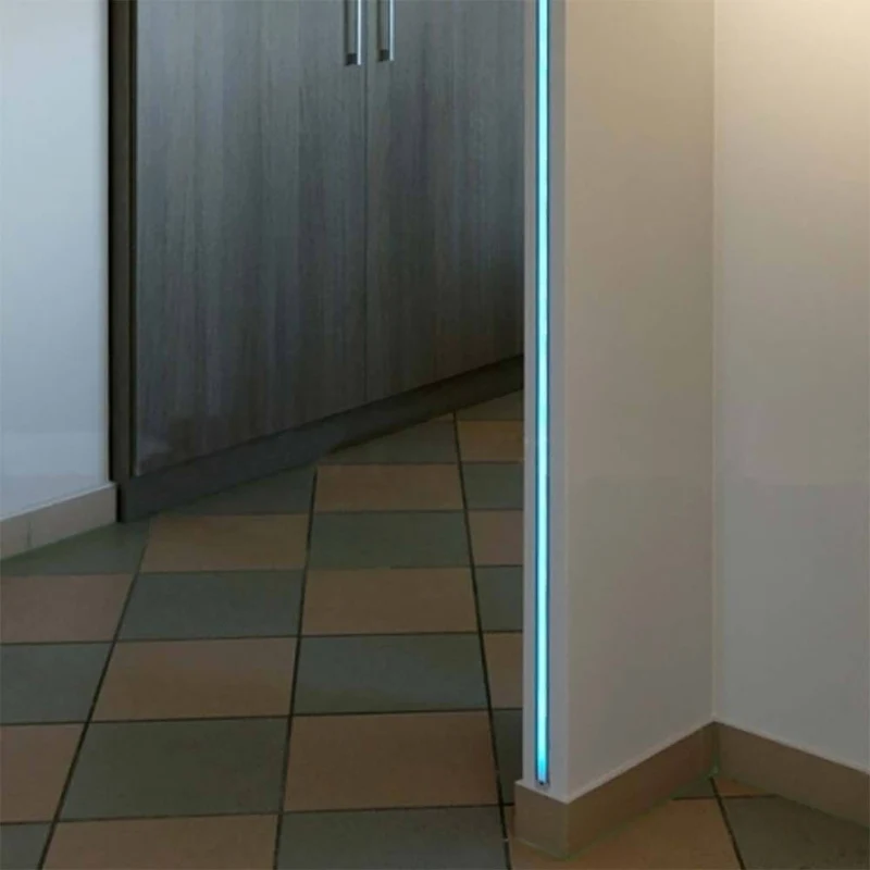 Einputzprofil 200cm Schwarz ohne Abdeckung für LED-Strips