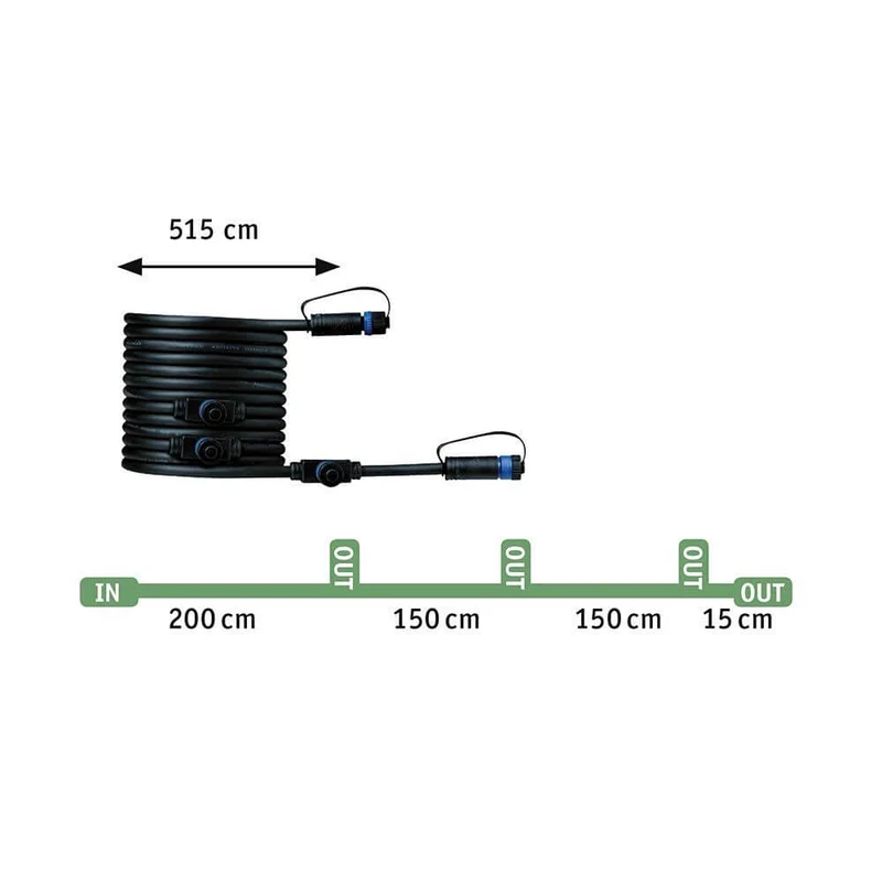 LED Plug & Shine Gartenstrahler Sting Erweiterungsset Anthrazit IP67