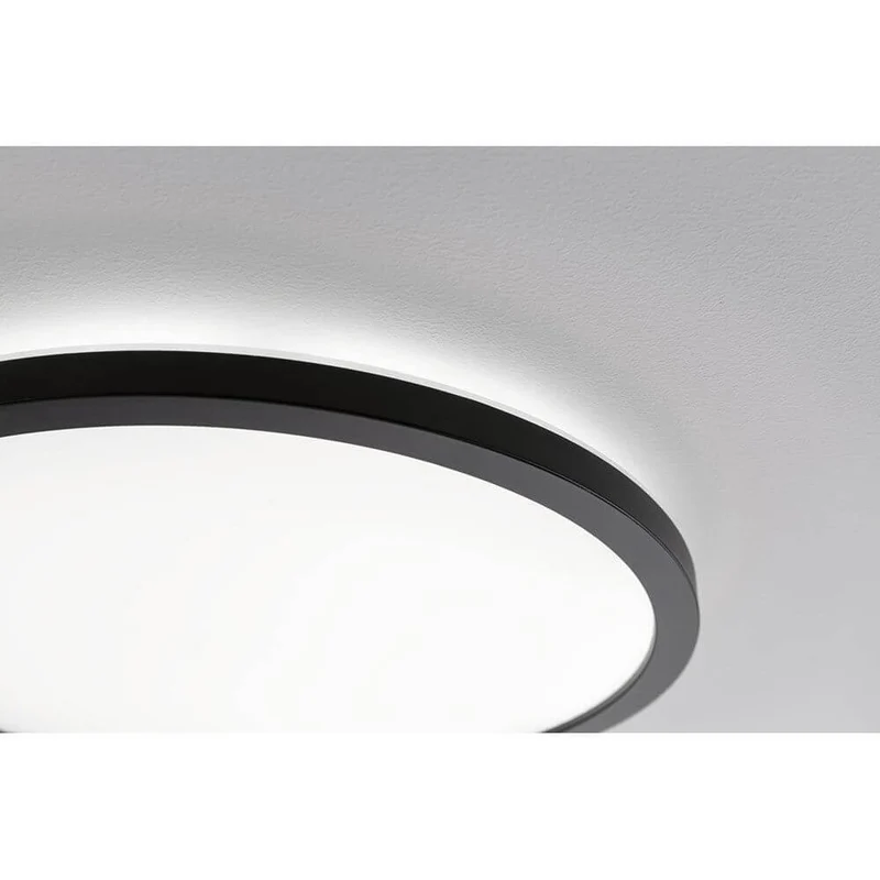 LED Panel Atria Shine Rund Schwarz Ø 19cm