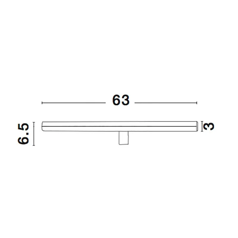 Vanese LED Badlampe 63cm Chrom