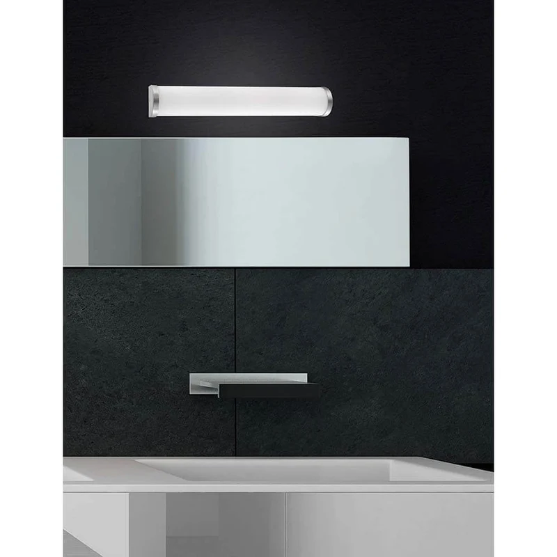 Polo Glas Bad-Wandlampe 3-flammig Weiß
