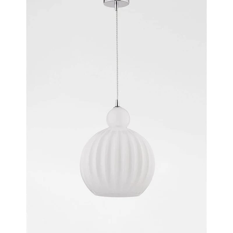 Odell Glas-Pendelleuchte Opal