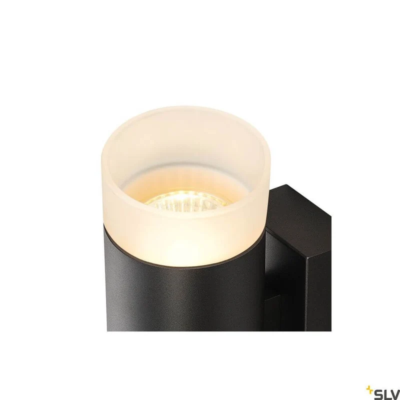 Astina Wandlampe QPAR51 Up & Down Schwarz