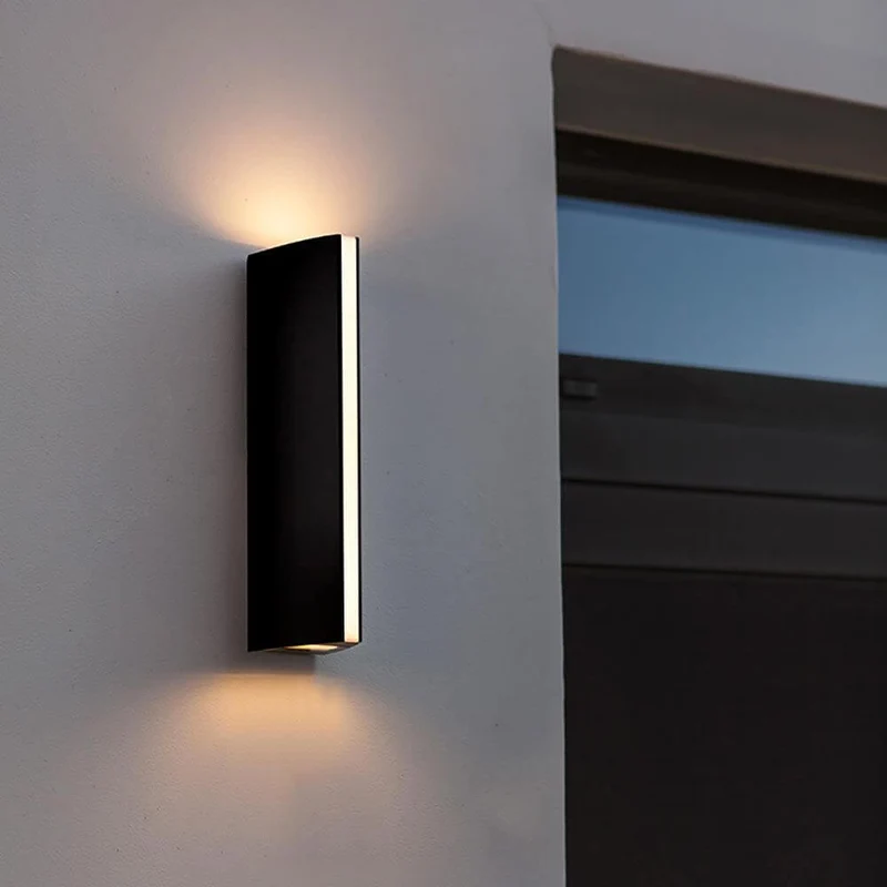 LED Außenwandlampe Leo IP44 Anthrazit