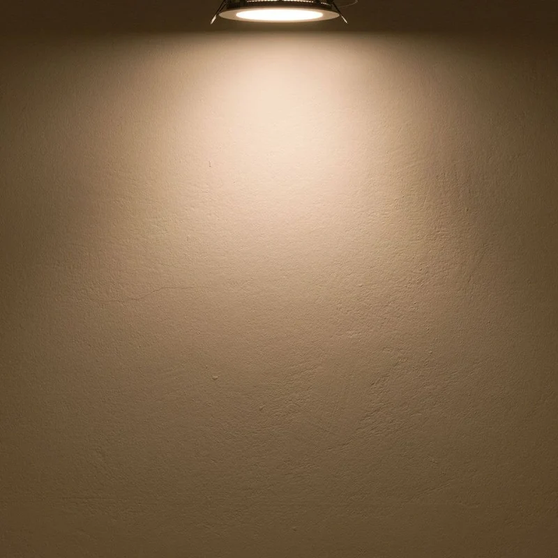 LED Einbaupanel Ø 22,5cm flach rund weiß Dimmbar 18W Warmweiß