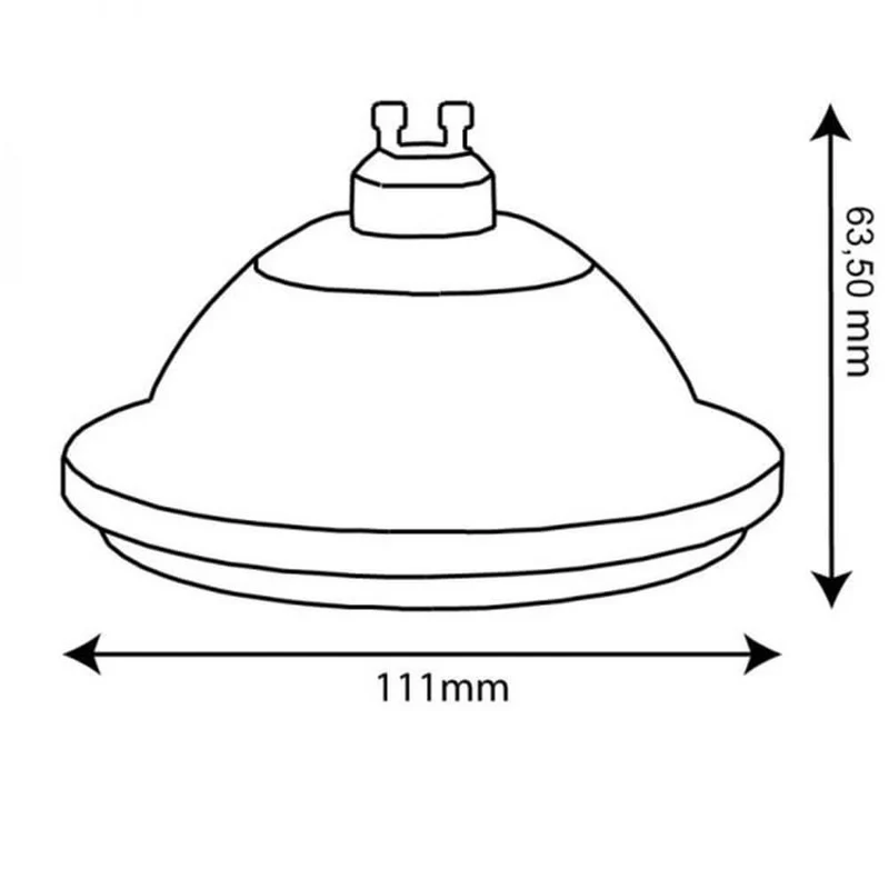 GU10 ES111 HighPower LED Leuchtmittel 75° 1400lm 4200K