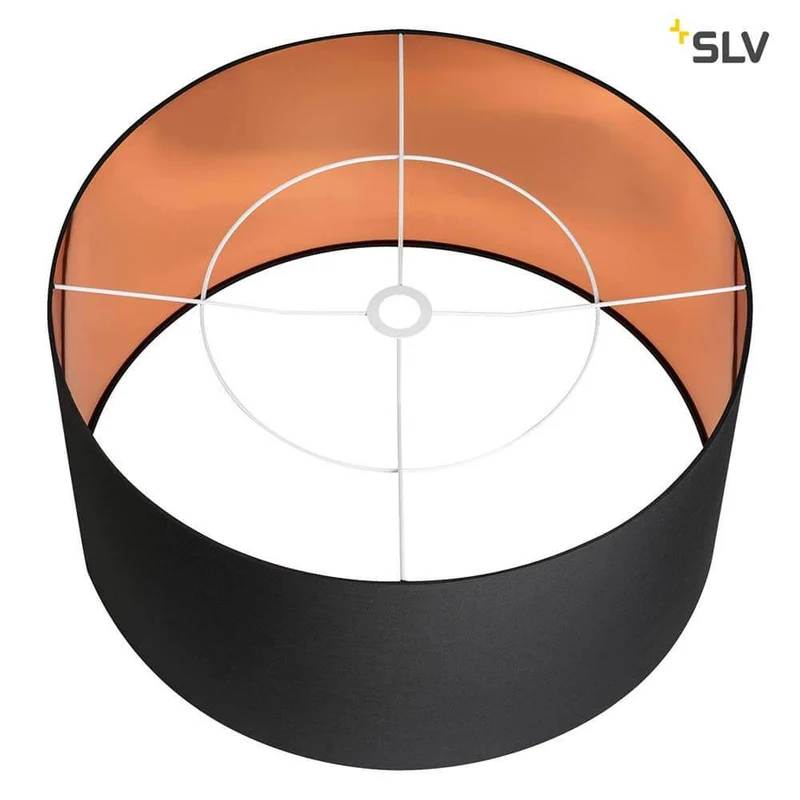 Fenda Leuchtenschirm Ø 70cm Schwarz, Kupfer