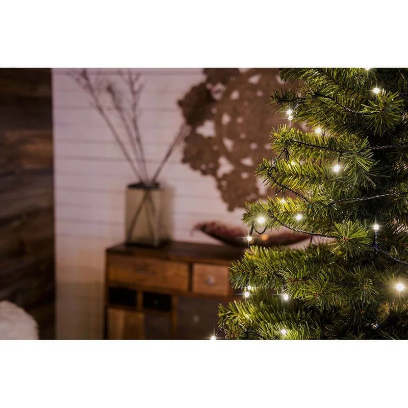 14m Micro LED Lichterkette gefrostet 35 Warmweiße Dioden