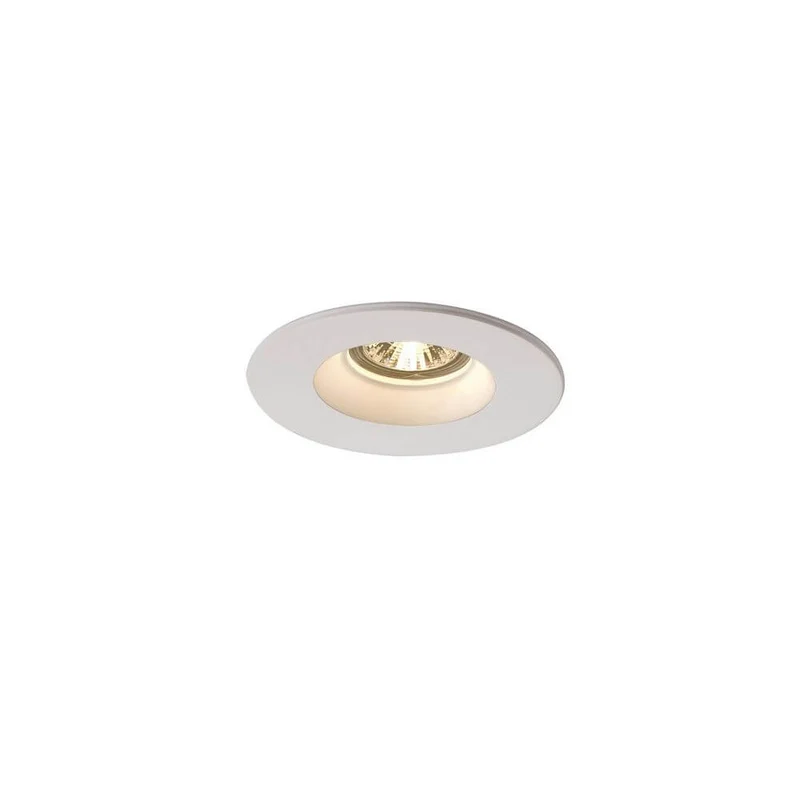 Gips Downlight Plastra rund Weiß