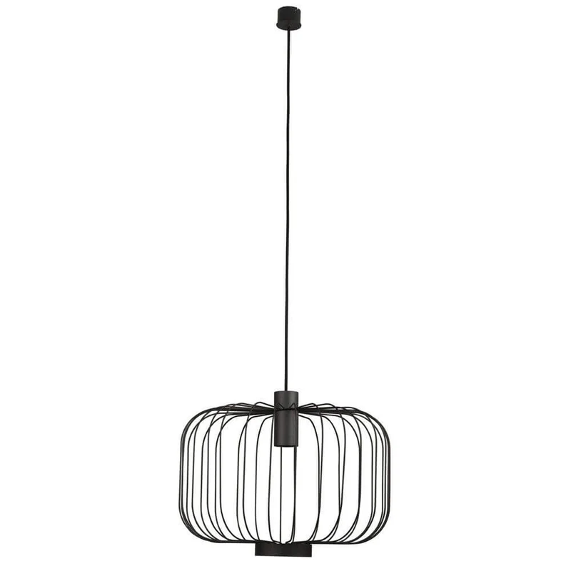 Cages L Gitter-Pendelleuchte 48cm Schwarz