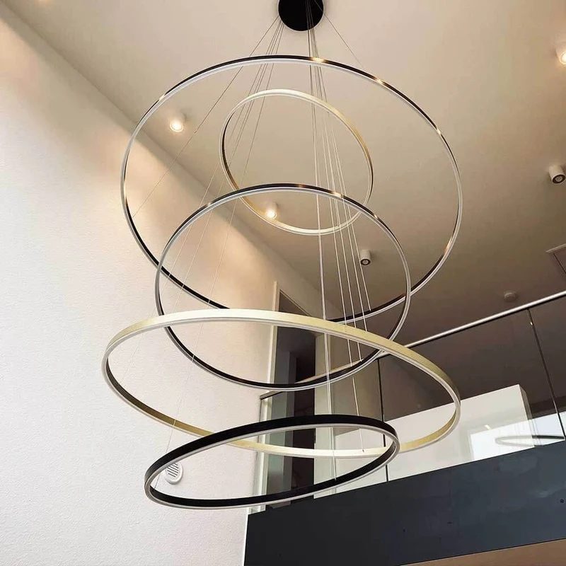 s.luce LED Ring Pendelleuchte rund Direkt oder Indirekt