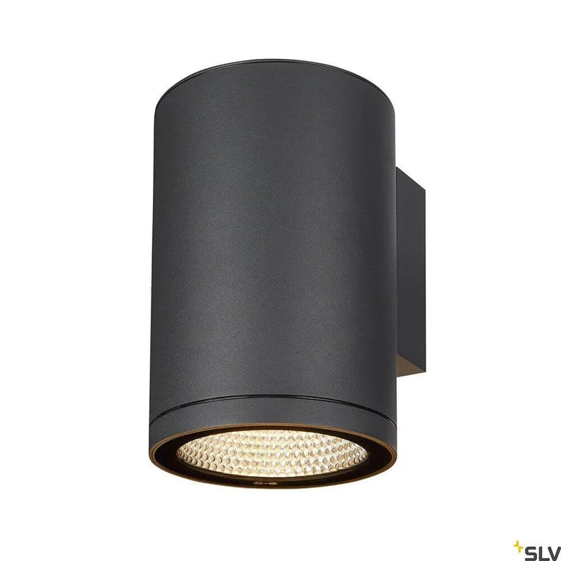 Enola Single Outdoor LED Wandaufbauleuchte CCT Anthrazit Round