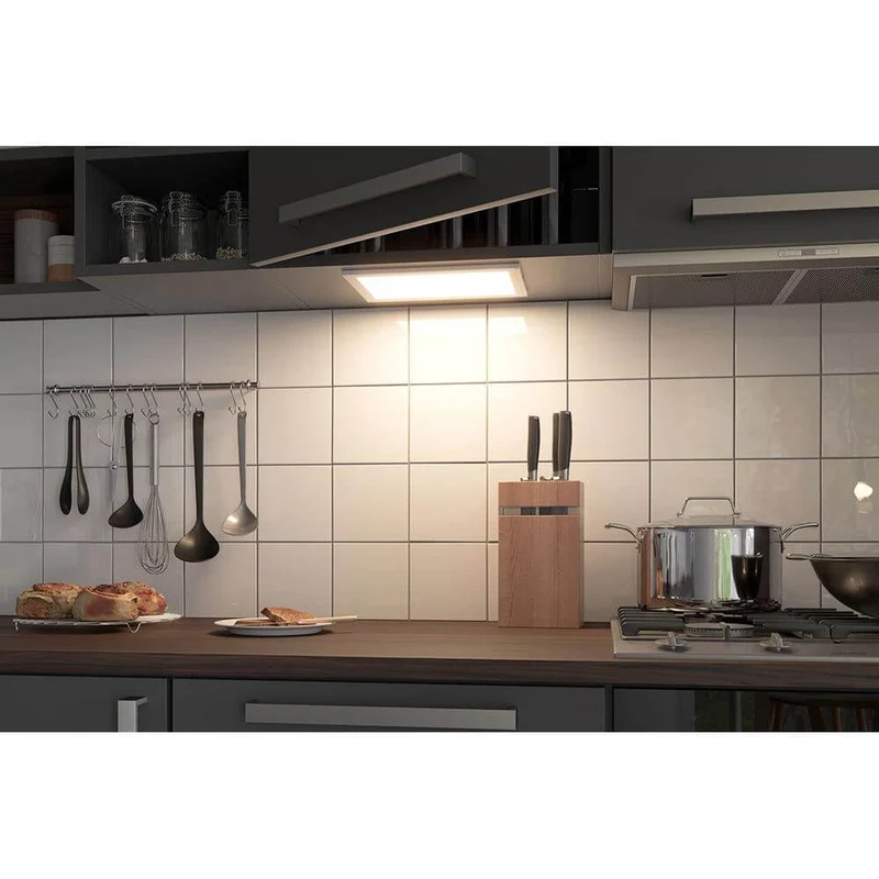 Clever LED Panel Flad Wärme-Dimmbar Weiß-Matt
