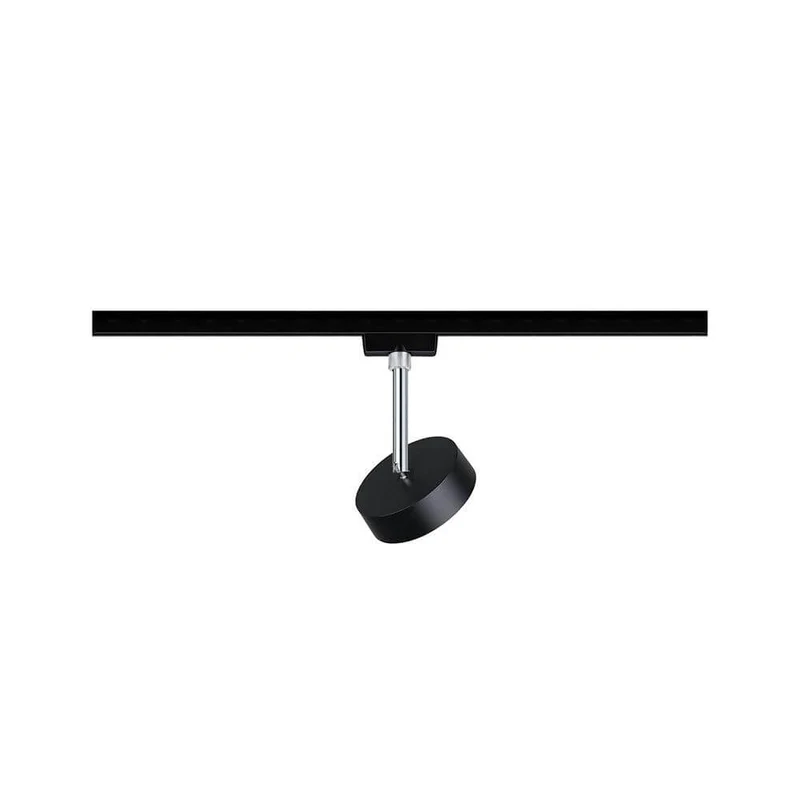 U-Rail LED Schienenspot Circle Einzelspot Dimmbar Schwarz, Chrom