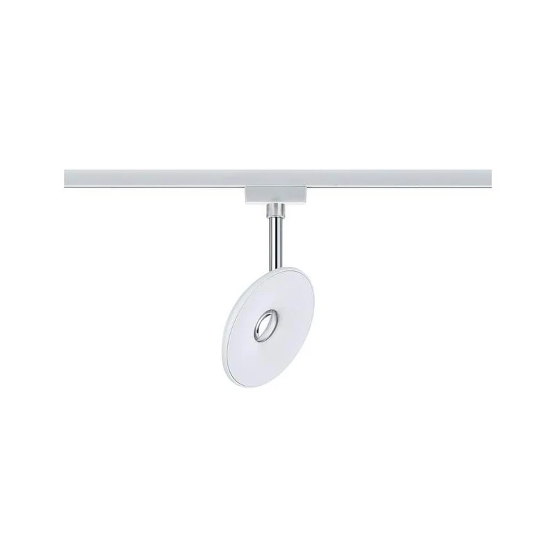 U-Rail LED Schienenspot Sphere Einzelspot Weiß, Chrom