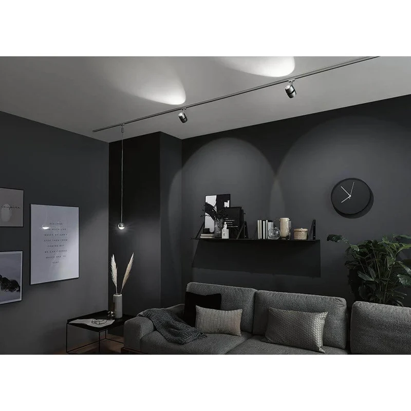 U-Rail LED Schienenspot Oculus Einzelspot Dimmbar Chrom-Matt