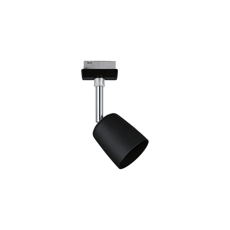 U-Rail Schienenspot Cover Einzelspot Dimmbar Schwarz-Matt, Chrom