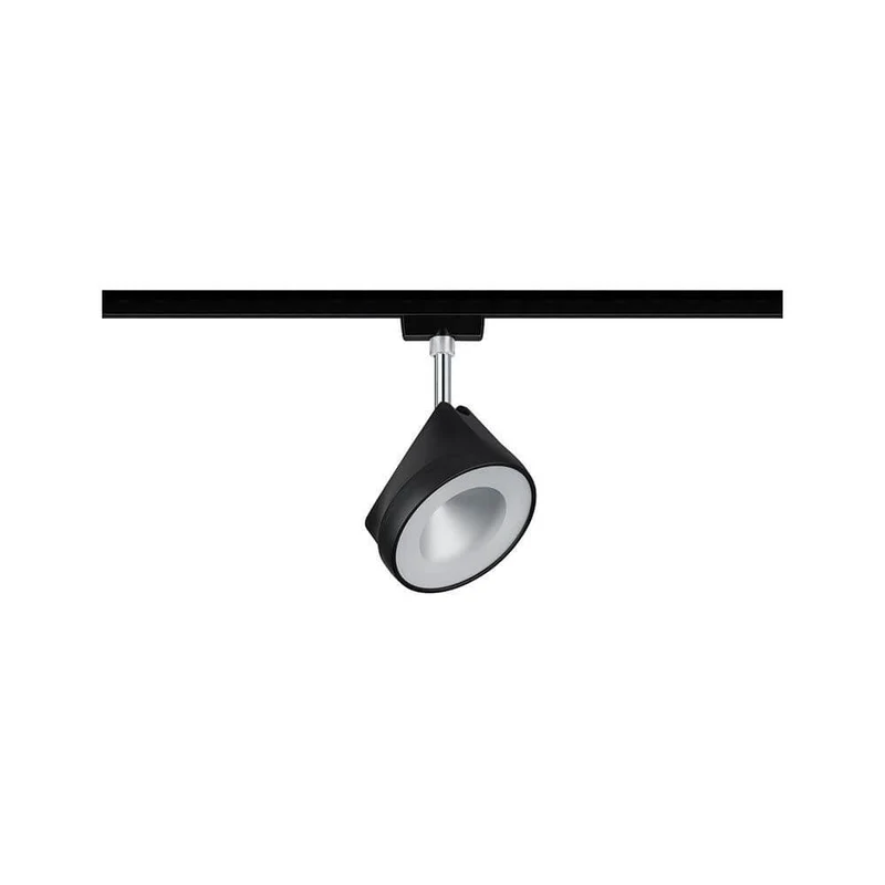 U-Rail LED Schienenspot Arena Einzelspot Dimmbar Schwarz-Matt, Chrom